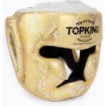 Top King Боксова каска Top King Super Star бяла/златна