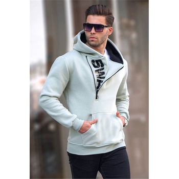 Madmext Мъжки суитшърт с качулка 1767 - Мента #361353 (361353_Мента)