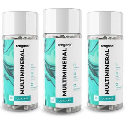 Zengana Multiminerál – komplex 11 minerálů 3 x 50 kapslí
