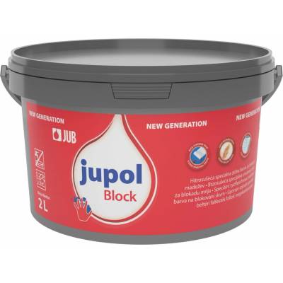 JUB Jupol Block New Generation biela interiérová farba na blokovanie fľakov 2 L
