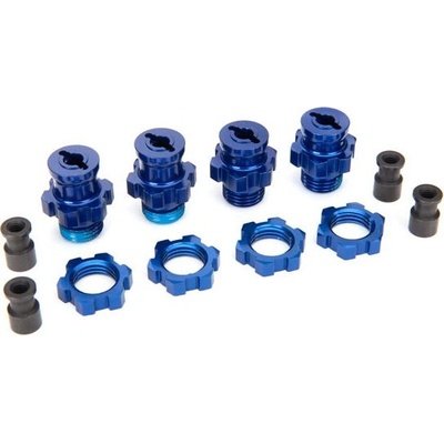 Traxxas náboj kola 17 mm hliník modrý 4