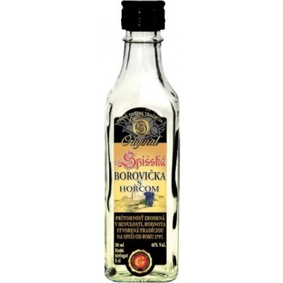 Spišská Borovička s Horcom Kosher 40% 0,05 l (čistá fľaša)