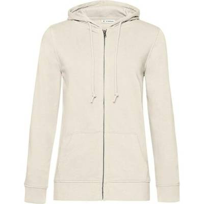B & C dámská mikina na zip WW36B Off White