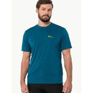 Jack Wolfskin Тениска hiking s/s t m - sportdepot - 41,93 лв