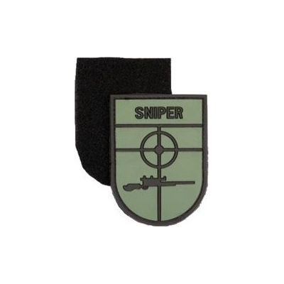 Nášivka SNIPER plast OLIV