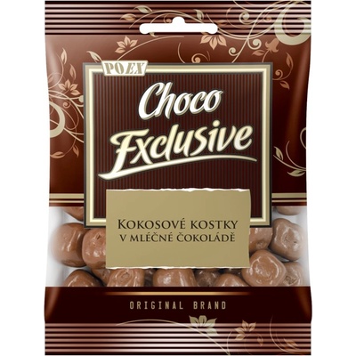 Poex Kokosové kostky v mléčné čokoládě 80 g
