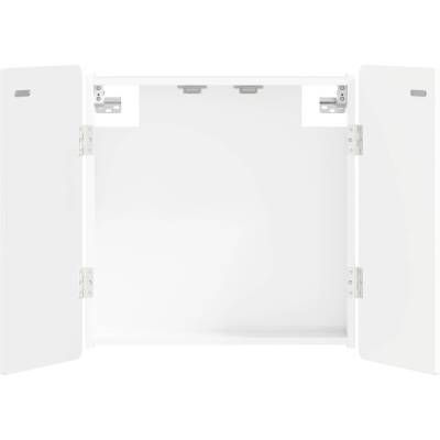 vidaXL Кабинет за дартборд ZWOLLE Бял гланц 52, 5 x 10, 5 x 57, 5 см (896449)
