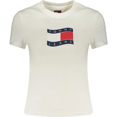 Tommy Hilfiger Дамска тениска с къс ръкав tommy hilfiger, Размер xs, Цвят Бяло (dw0dw22781_biybl)