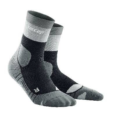 CEP Hiking Light Merino Mid Cut Socks Vysoké outdoorové ponožky dámské Barva: stonegrey / grey, Velikost: IV