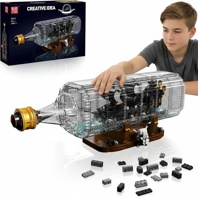 Lebula pirátské lodi v láhvi 2206 ks