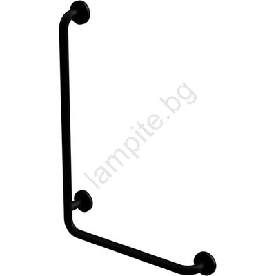 Bemeta Опорна дръжка 63x89 см, черна (BD0157)