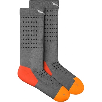 Salewa Мъжки туристически чорапи Salewa Pedroc Merino Crew Sock Walking socks - Light Grey Melange - размер 39-41 (EU) (201-7965-0111)