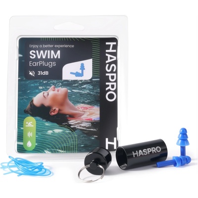 Haspro Swim špunty do uší k plavání 1 pár