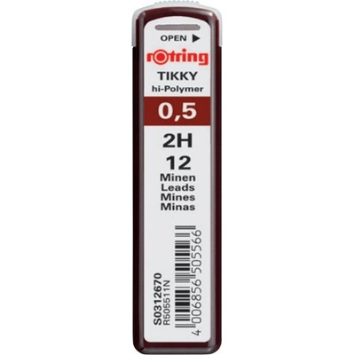Графити Rotring Hi Polymer 2H 0.5 mm (2H 0)