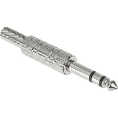 CABLETECH Jack konektor 6,3mm stereo kovový