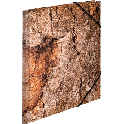 HERMA Папка Nature, картонена, с ластик, A4, дърво (O1070380028)