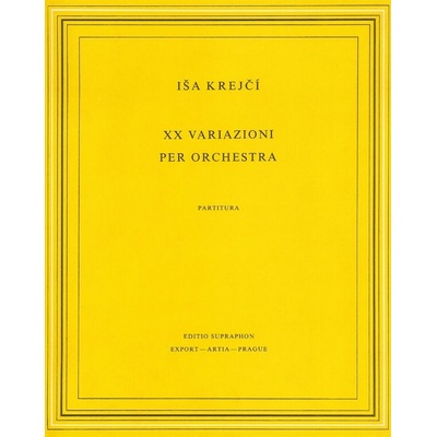 XX variazioni per orchestra na vlastní téma ve slohu národní pís