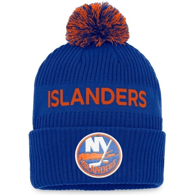 OUTERSTUFF New York Islanders NHL Draft Authentic Pre Cuffed Knit Hat with Pom