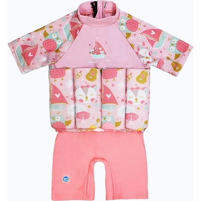 Splash About Детски гащеризон за плуване Splash About Sleeved Floatsuit went to sea