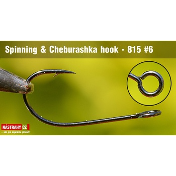 REDBASS Spinning & Cheburashka hooks 815 Sickle vel.6 10 ks