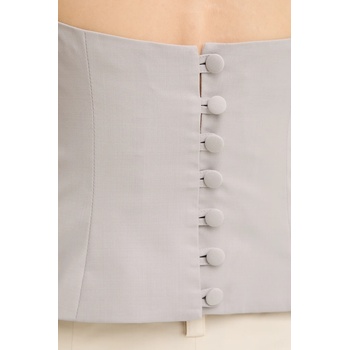 Remain Блуза Remain дамска в сиво с изчистен дизайн 5025973058 (5025973058)