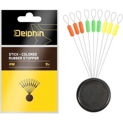 Delphin zarážka Stick Farebná gumená zarážka