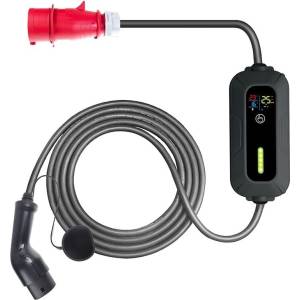 SECTRON LITE преносимо зарядно устройство за електрически превозни средства - 11kW, 400V, CEE 5pin - тип 2, дължина 5m (EL-CEE5T2-3F16A-5M-L)