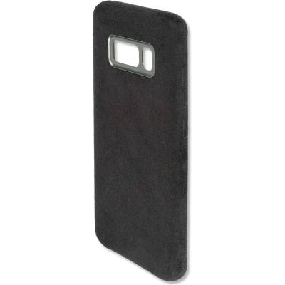 4smarts Clip-On Cover Velours - поликарбонатов кейс с микрофибърно покритие за Samsung Galaxy S8 черен)