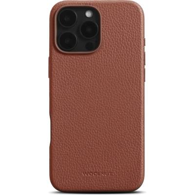WOOLnut Leather Case for iPhone 16 Pro Max - Cognac (K-WN-IP16PM-C-2939-CB)