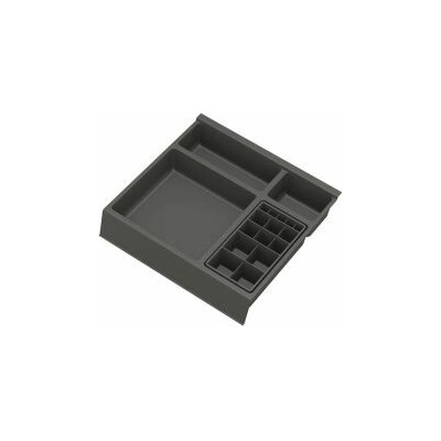 Kúpeľňový organizér s príslušenstvom 270mm 241x242x53mm antracit
