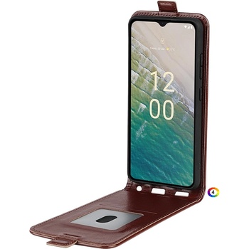 Image 1 of Nokia C32 Flip3 Кожен Калъф и Протектор