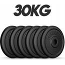 PHYSIONICS súprava činkových kotúčov liatina 6 x 5 kg 31 mm