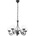 Brilagi - LED Пендел COTTAGE 5xG9/40W/230V черен/бял (BG1517)