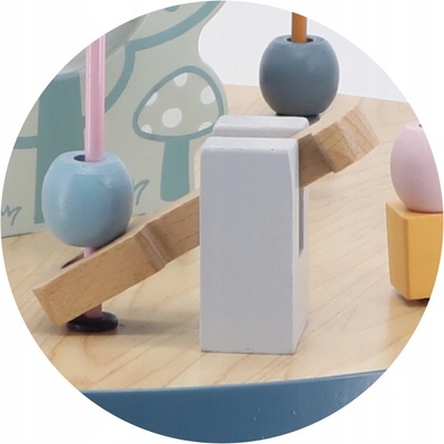 Viga Toys dřevěný manipulační stolek hračky – Zboží Mobilmania
