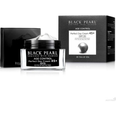 Sea of spa Black Pearl denní hydratační krém 45+ SPF 25 Perfect Day Cream Paraben Free 50 ml