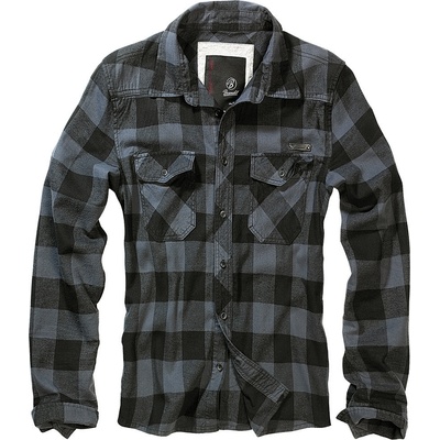 Brandit Check shirt šedá černá