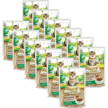 Stuzzy Cat Chunks парчета за котки с заек в желе 12 x 85 г