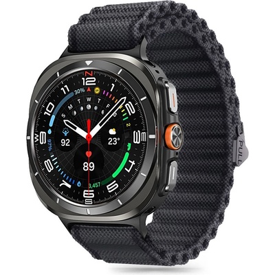 Текстилна каишка за Samsung Galaxy Watch Ultra (47 mm) от Tech-Protect Weave Pro - Черна (5906302376339)
