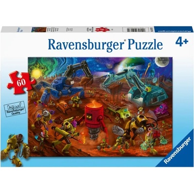 Ravensburger Пъзел Ravensburger от 60 части - Космически строеж (05167)