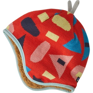 Patagonia Зимна шапка (beanie) Patagonia Baby's Reversible Beanie - Forest Being: Sizzle Red - размер 3-6 Months (904-2235-0412)