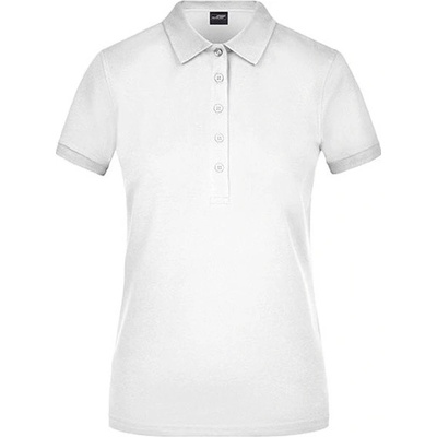 James&Nicholson dámska polokošeľa JN709 White