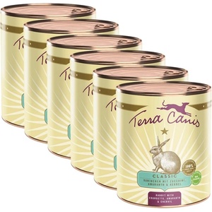 Terra Canis Заек с тиквички, амарант и естрагон 6 x 800 г