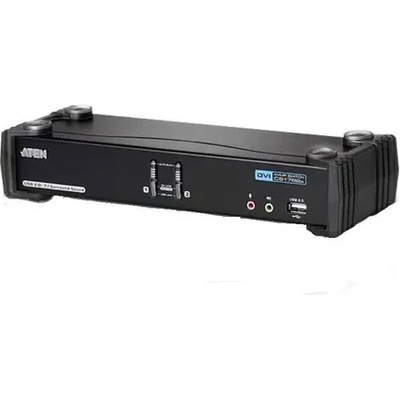 ATEN KVMP превключвател ATEN CS1782A 2-портов, USB, DVI Dual Link, CH7.1 Audio (CS1782A-AT-G)