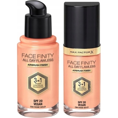 Max Factor Facefinity All Day Flawless make-up 3v1 64 Rose Gold 30 ml