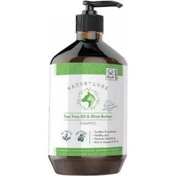 M-PETS NATUR`LUXE Tea Tree OilShea Butter Shampoo - Шампоан за куче предотвратяващ бактериални и гъбични инфекции, с масло от чаено дърво и масло от ший - 500 мл - Белгия 10123499