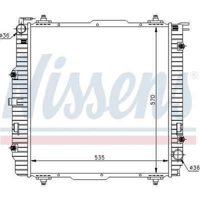 Chladič motoru NISSENS 62599A