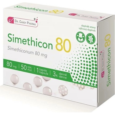 Dr.Candy Pharma Simethicon 50 x 80 mg 80 kapslí
