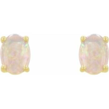 Eppi Náušnice s oválnymi opálmi Ellison E44854