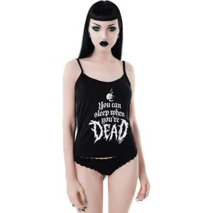 KILLSTAR Дамски потник (пижама) KILLSTAR - Dead Sleepy - ЧЕРЕН - KSRA001909