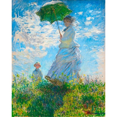 Dáma se slunečníkem 40x50cm - Claude Monet